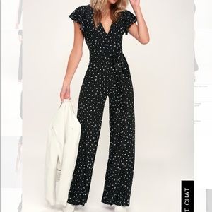 Short sleeve backless jumpsuit